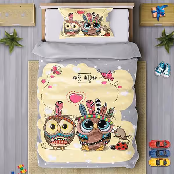 سرویس روتختی پسرانه چیداری مدل 7015 یک نفره چهار تکه