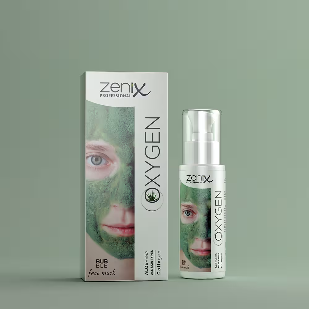 ماسک صورت اکسیژنه زنیکس zenix با عصاره آلوئه ورا،ترکیه حجم 70 میل