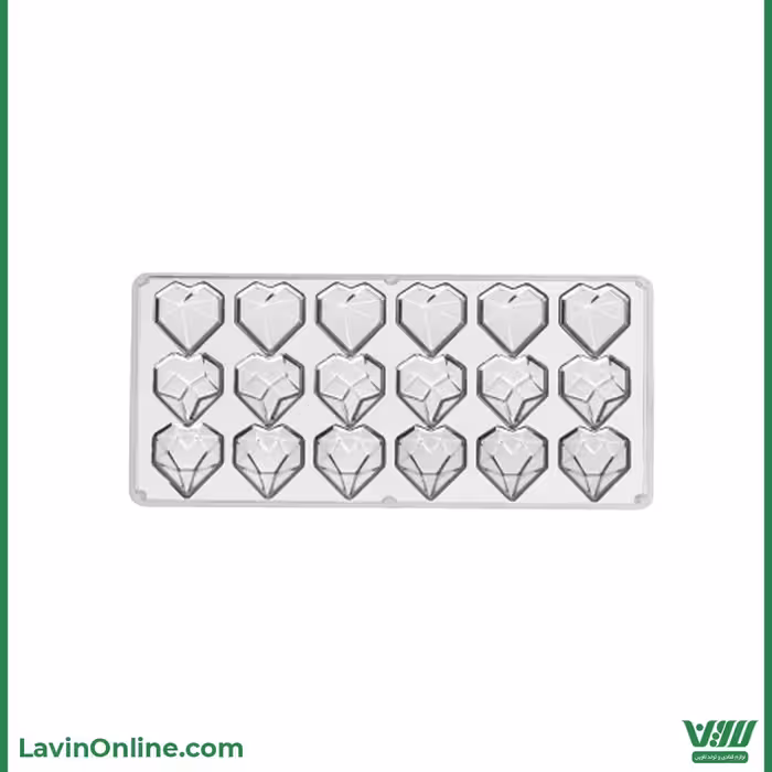 قالب پلی کربنات قلب اوریگامی میکس (کد 19)