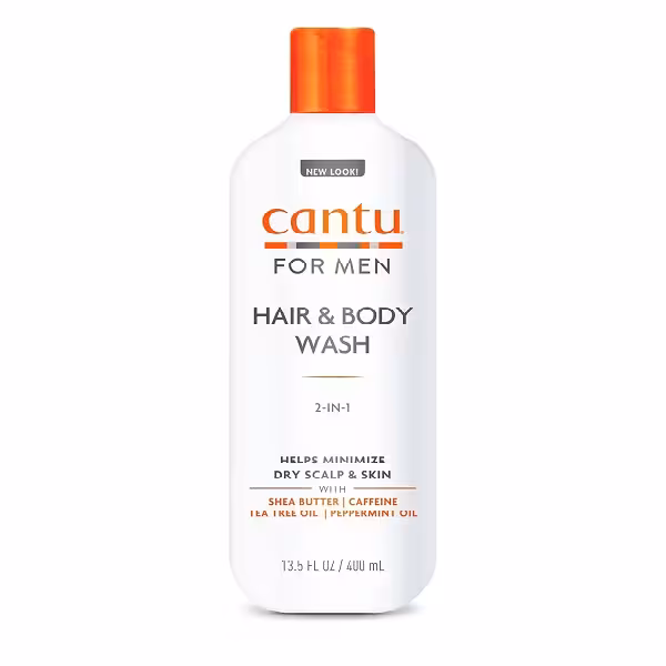 شامپو سر و بدن مردانه کنتو Cantu مناسب موهای فر حجم 400 میل