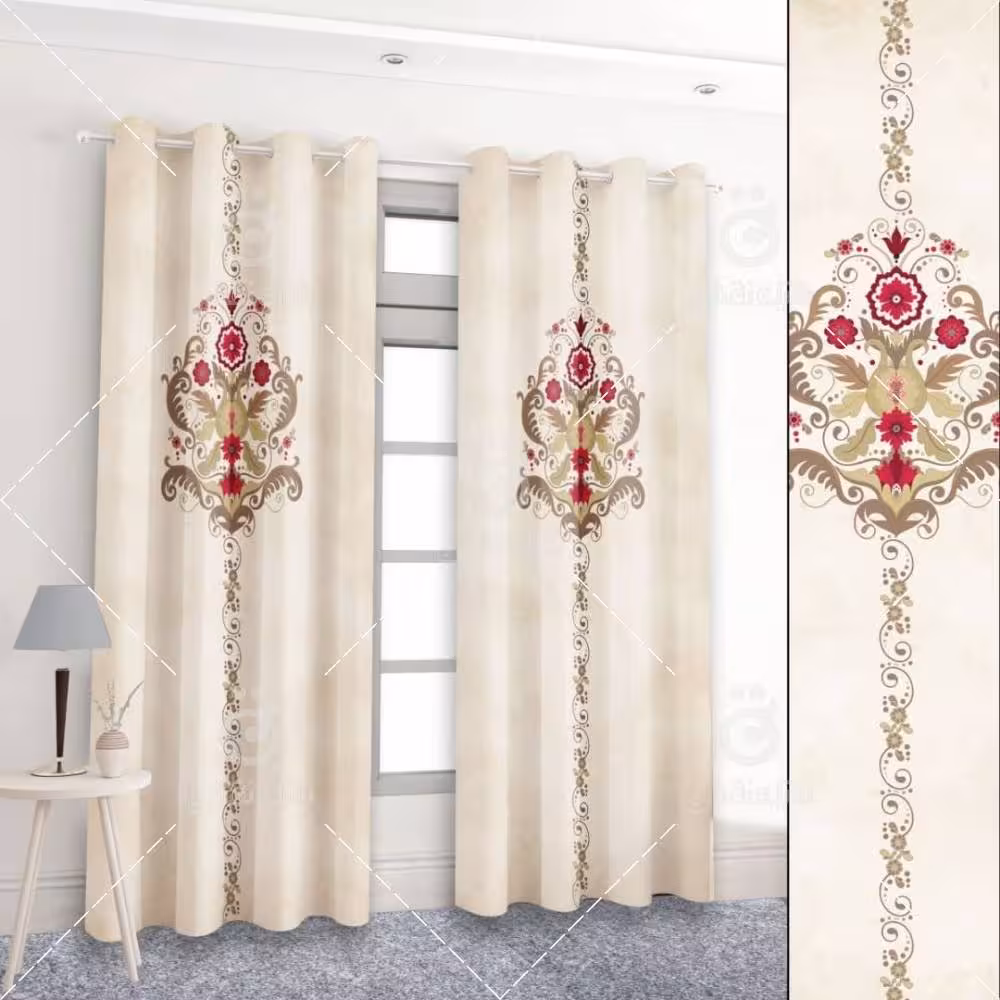 پرده پانچی کد 1209 (طرح سنتی)