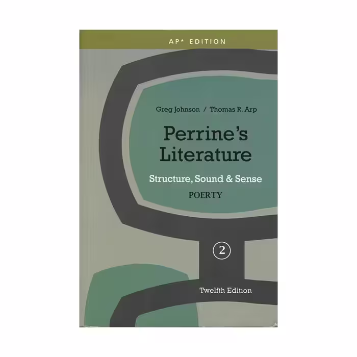 کتاب Perrines Literature 2 Structure Sound & Sense Poetry 12thپرینس لیتراچر