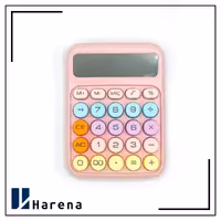 ماشین حساب کد 2270 رنگ صورتی