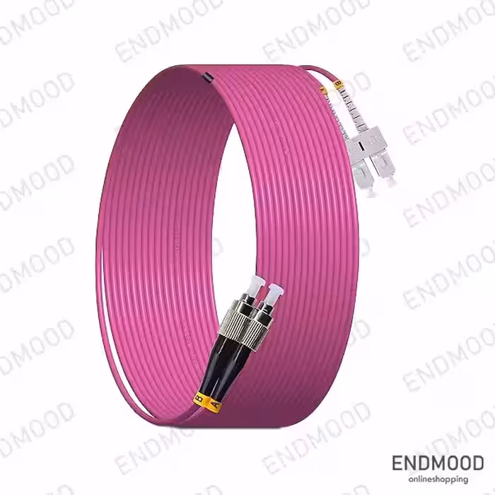 پچ کورد فیبر نوری 10 متری داپلکس نگزنس Nexans OM4 SC-FC