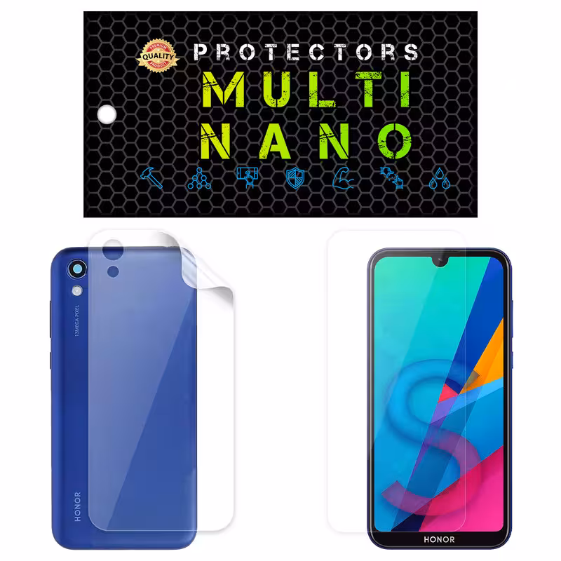 محافظ صفحه نمایش مولتی نانو مدل X-SFT مناسب برای گوشی موبایل آنر Play 8 به همراه محافظ پشت | کالا برتری