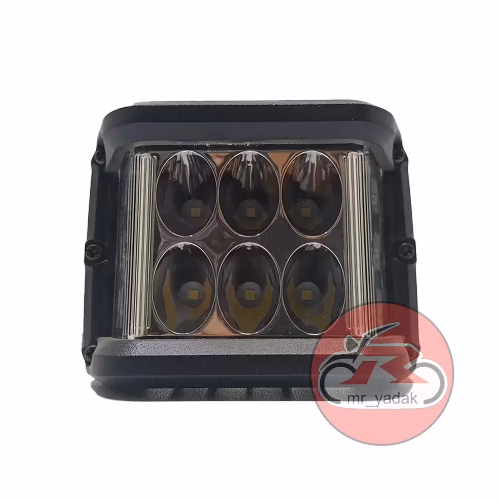 پروژکتور 6 لامپ فوق العاده قوی کد 38 مناسب برای موتورسیکلت و ماشین