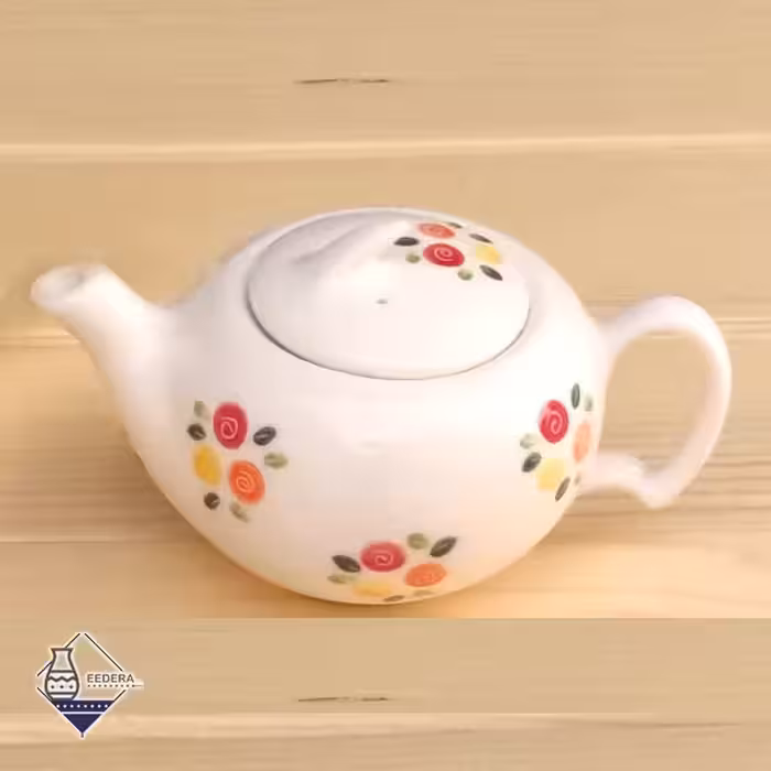 قوری طرح گل