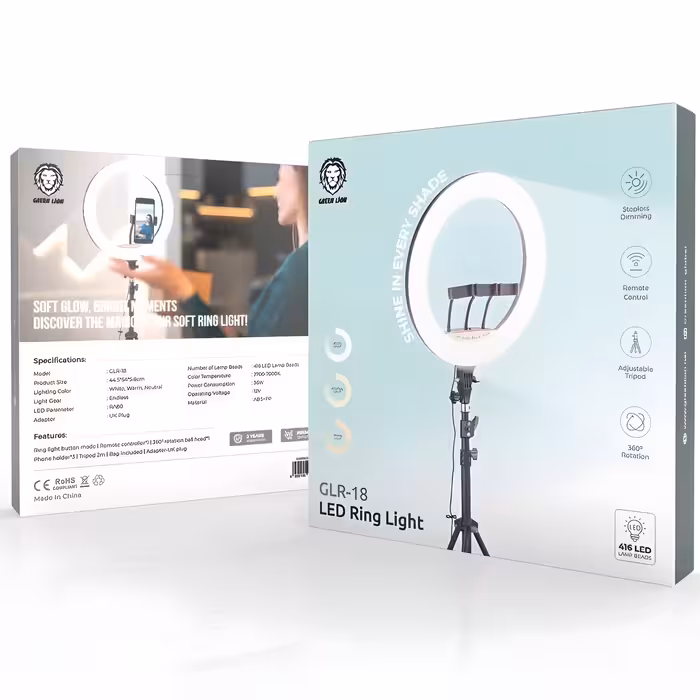 رینگ لایت گرین لاین مدل GLR-18 سایز 18 اینچ