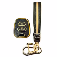 کاور ریموت و جاسوییچی خودرو چیکال مدل چرمی کد P-945-164 مناسب برای کوییک بسته 2 عددی