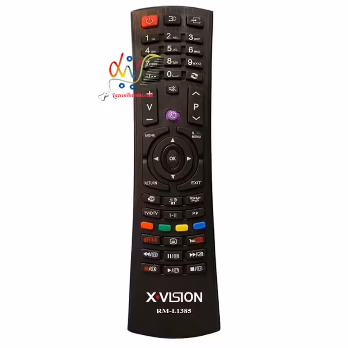 کنترل تلویزیون ایکس ویژن RM-L1385