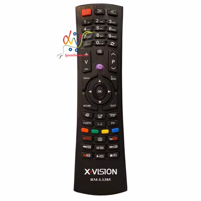 کنترل تلویزیون ایکس ویژن RM-L1385