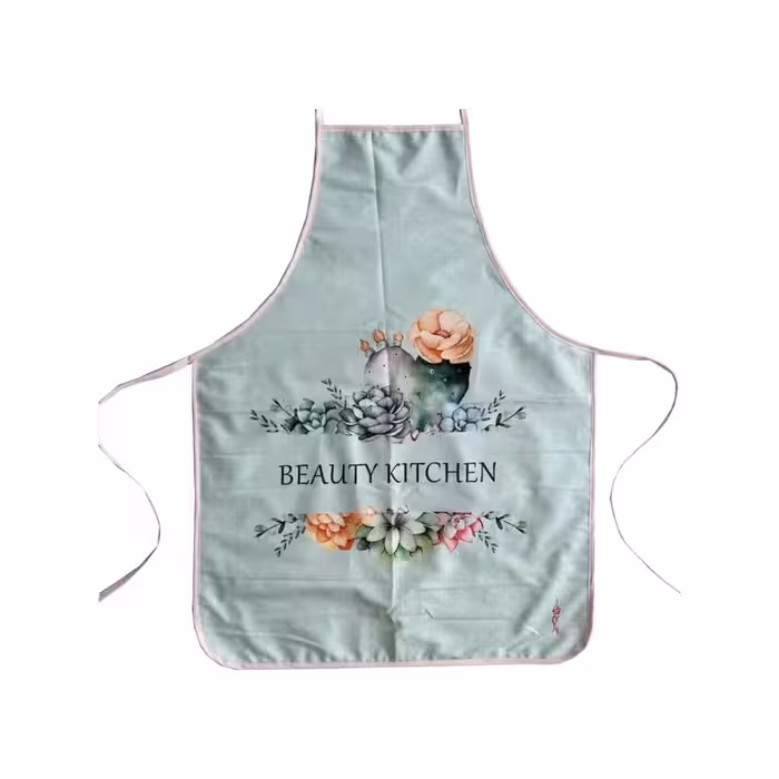 پیش بند آشپزخانه مدل مخمل نسوز طرح پرگل کد 55 | کالا مکس