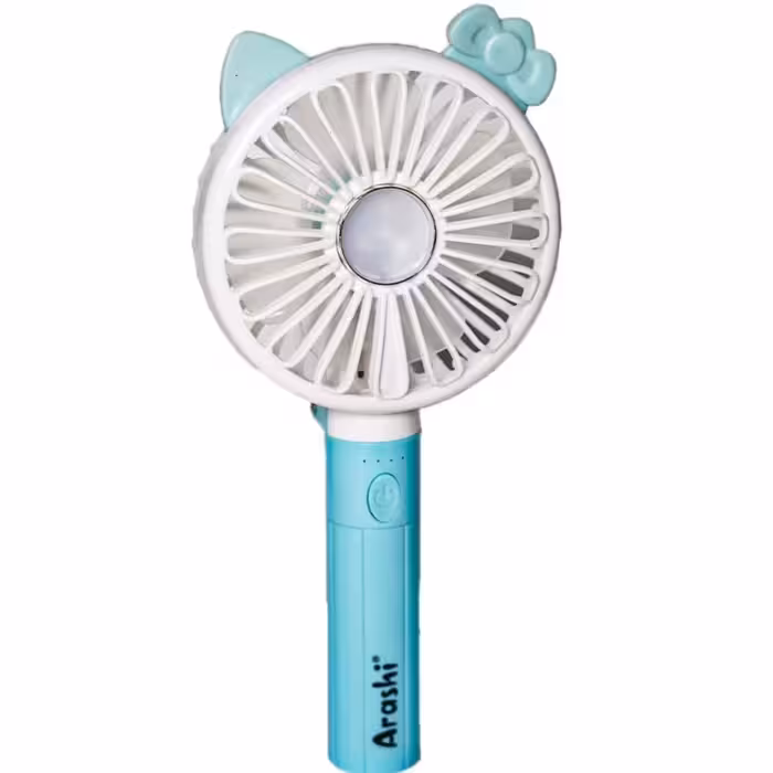 پنکه شارژی دستی هلوکیتی تاشو با پرتاب باد عالی