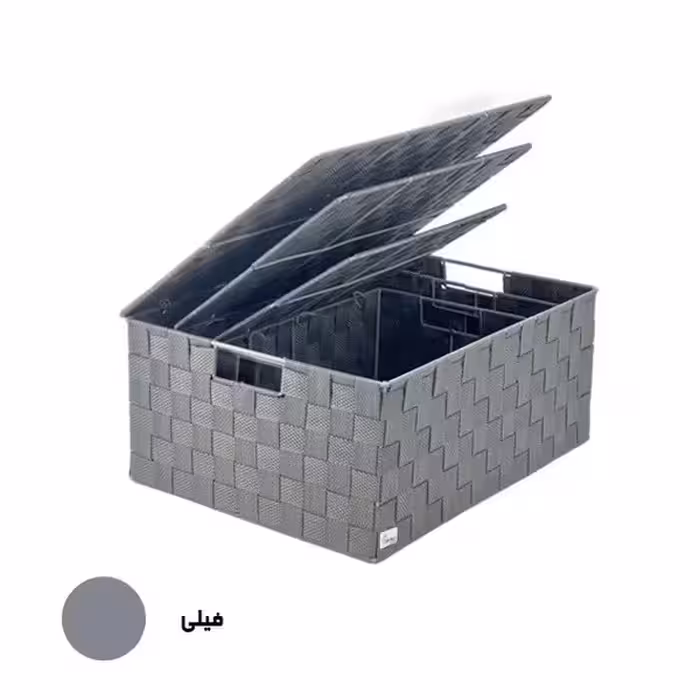 باکس تسمه ای سه سایز طوسی