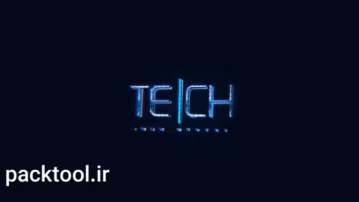 دانلود پروژه آماده افتر افکت لوگو موشن دیجیتالی netitemtech logo reveal - پک تول