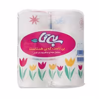 دستمال حوله ای کاغذی گلدار بی تا بسته 2 عددی