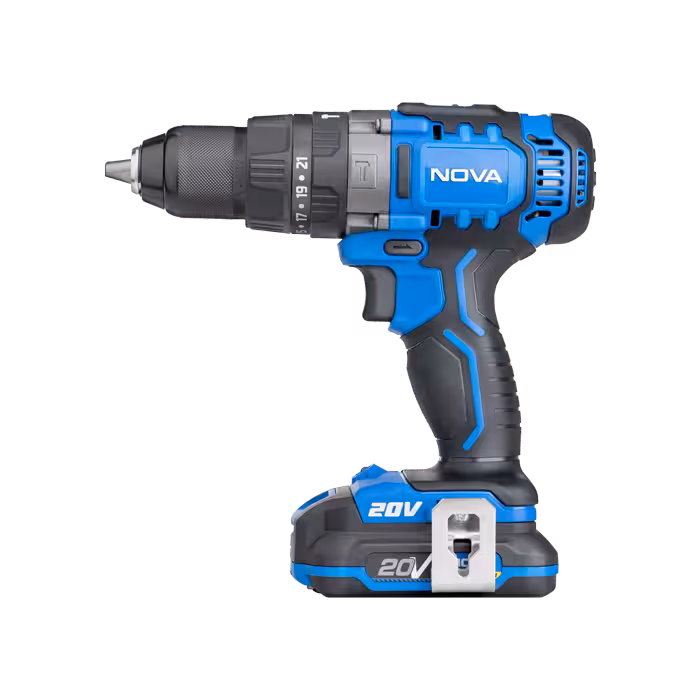 دریل شارژی 13 میلیمتری 20 ولت نووا مدل 7721