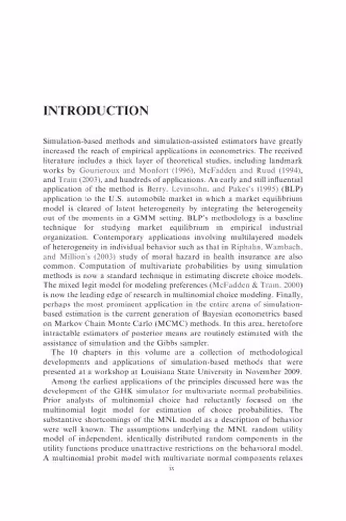 خرید و دانلود نسخه کامل کتاب Maximum Simulated Likelihood Methods and Applications (Advances in Econometrics)
