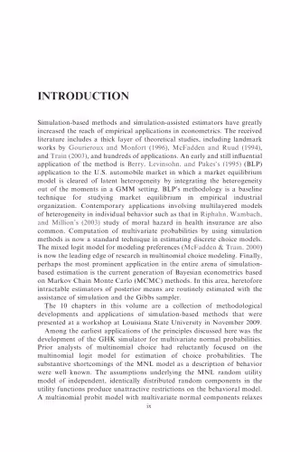 خرید و دانلود نسخه کامل کتاب Maximum Simulated Likelihood Methods and Applications (Advances in Econometrics)