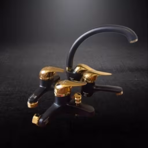 شیرآلات مدل اردکی مشکی طلا