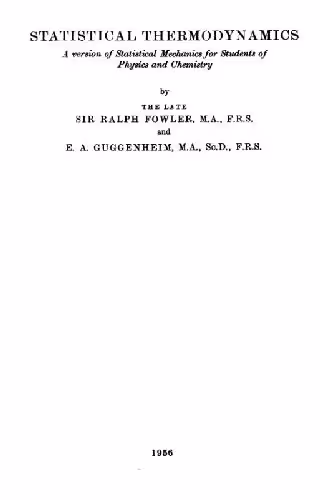 خرید و دانلود نسخه کامل کتاب Statistical thermodynamics: A version of statistical mechanics for students of physics and chemistry