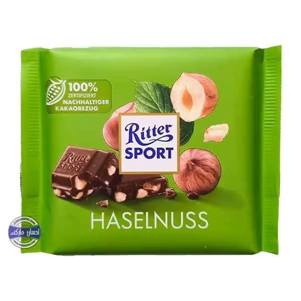 شکلات ریتر اسپورت فندق 100 گرمی