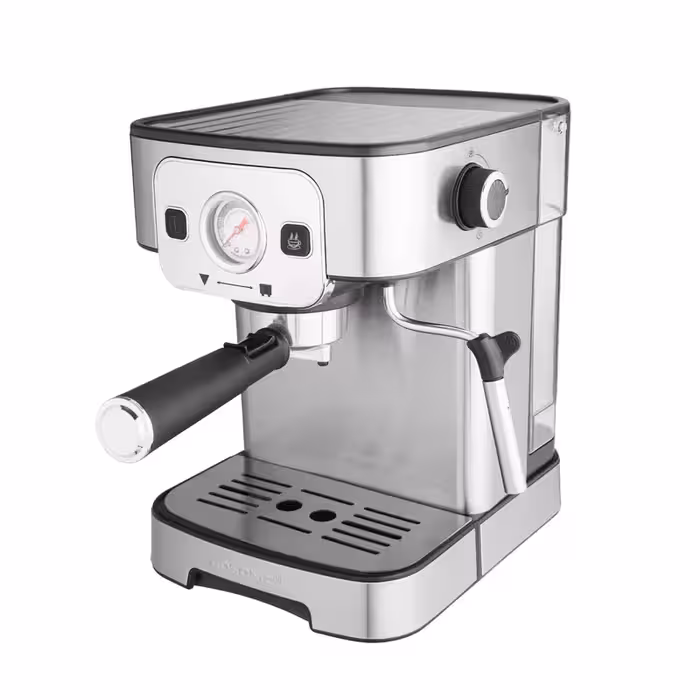 اسپرسو ساز گوسونیک مدل GEM-971 شیردار 1400 وات فشار بخار 20 بار پمپ ایتالیایی ULKA