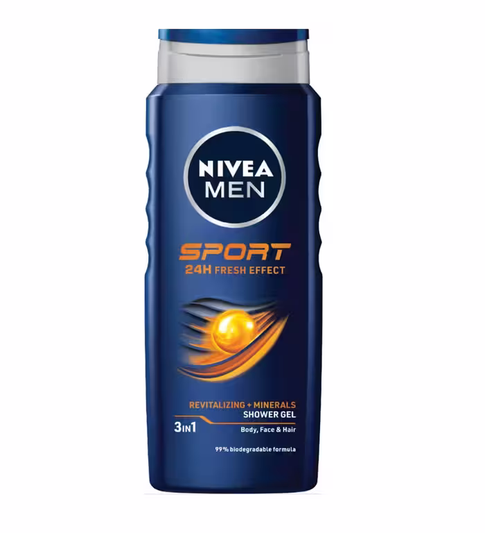 شامپو سر و بدن مردانه نیوا NIVEA مدل SPORT حجم 500 میل