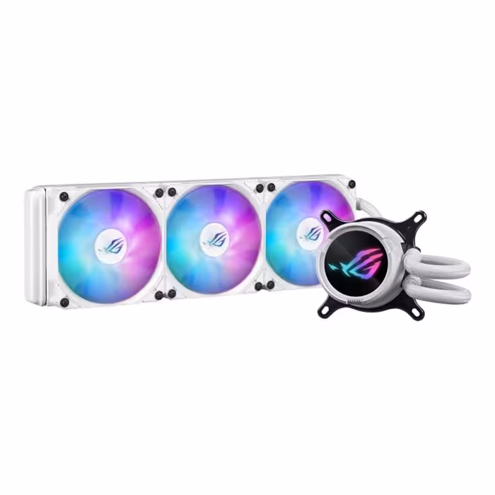 فن مایع پردازنده ایسوس سفید ROG Strix LC III 360 ARGB