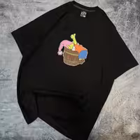 تیشرت طرح انیمیشن طلسم شدگان مدل الفو  25212