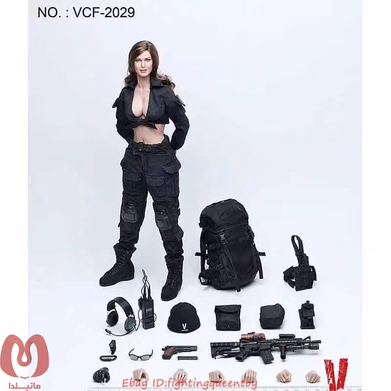 اکشن فیگور آنجلینا جولی Shooter Black برند VERYCOOL  کد vcf-2029