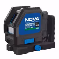 تراز لیزری شارژِی 2 خط سبز نووا NOVA مدل 2681G