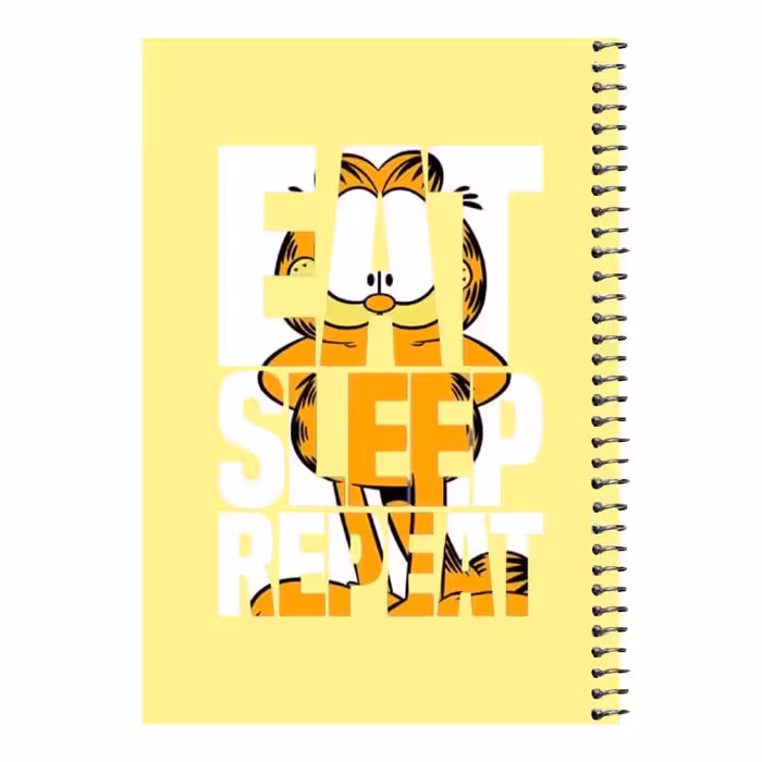 دفتر مشق 80 برگ اس جی مدل برنامه گارفیلد