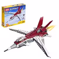 لگو هواپیما Decool Jisi 3136 Architect 3in1 AirFighter Airplane Blocks