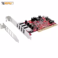 کارت کنترلر نسل اول Renkforce با 4 پورت USB 3.2 و رابط PCI نوع A