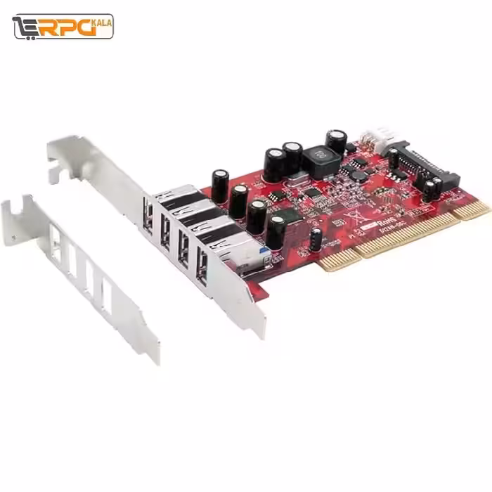 کارت کنترلر نسل اول Renkforce با 4 پورت USB 3.2 و رابط PCI نوع A