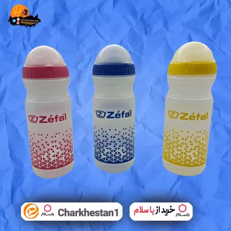 قمقمه تک بدون بست طرح زفال و شیمانو مناسب دوچرخه سواری و سایر ورزش های هوازی