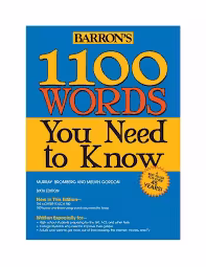 1100 Words You Need To Know