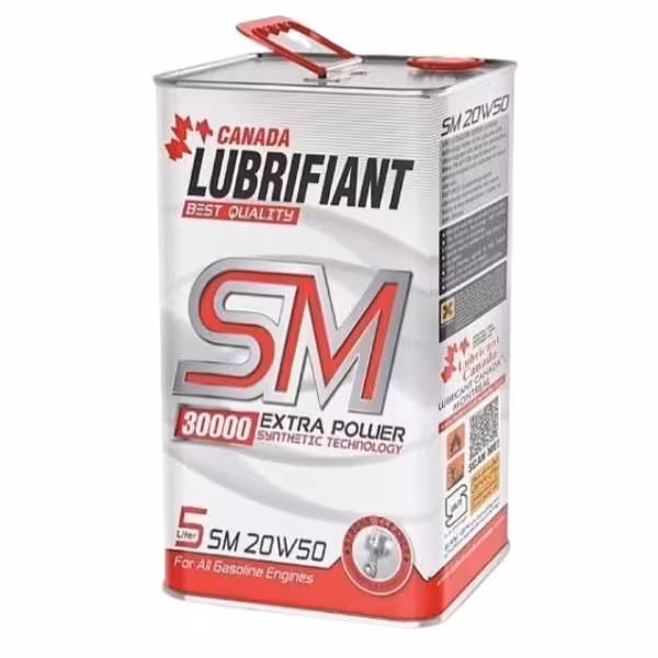 روغن موتور لوبریفنت کانادا مدل 30000 SM حجم 5 لیتر (20W-50)