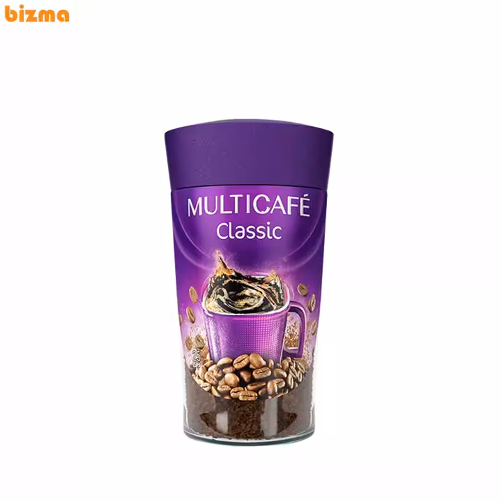 قهوه فوری کلاسیک شیشه‌ای مولتی کافه – 50 گرم