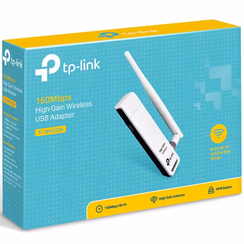  کارت شبکه USB بی سیم تی پی لینک مدل TL-WN722N (هزینه ارسال پس کرایه) 