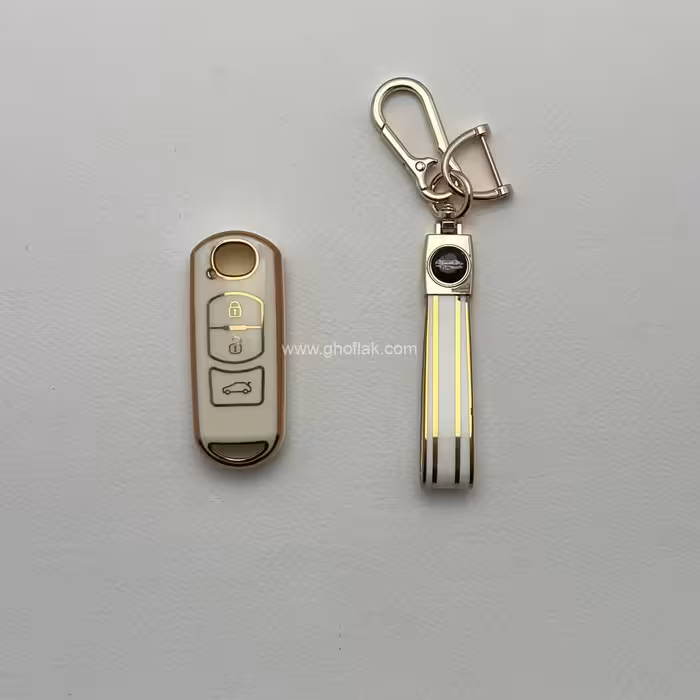 کاور ریموت مزدا 3 کیلس طرح براق با بند ست