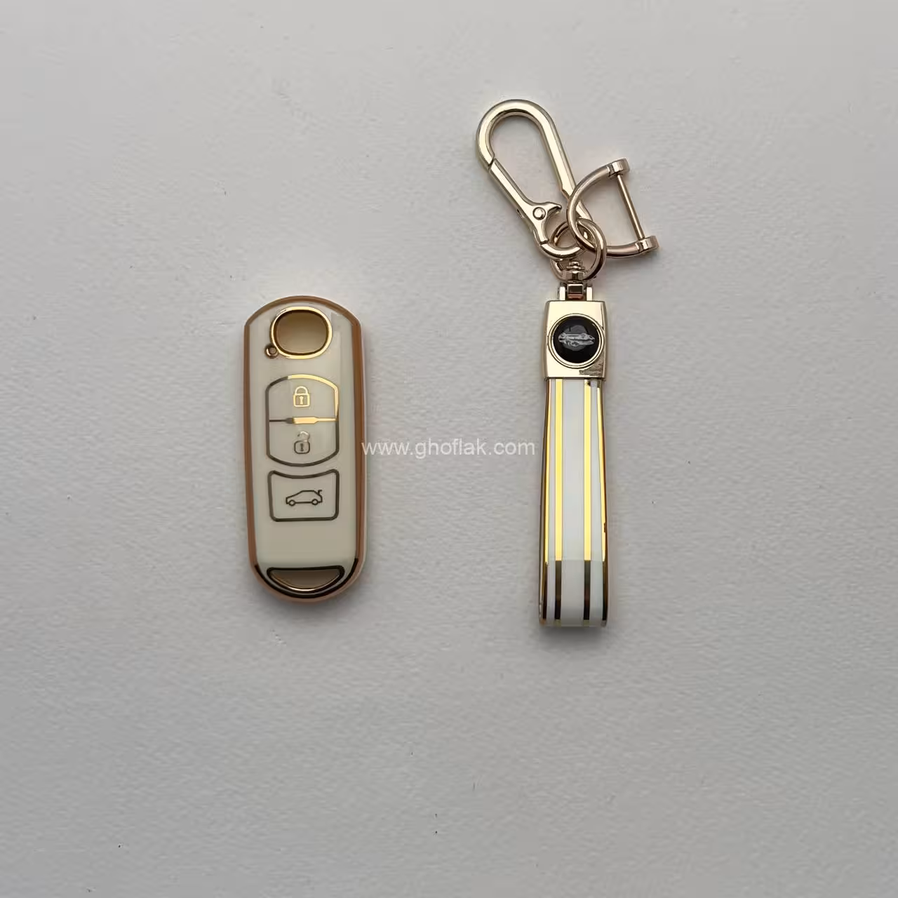 کاور ریموت مزدا 3 کیلس طرح براق با بند ست