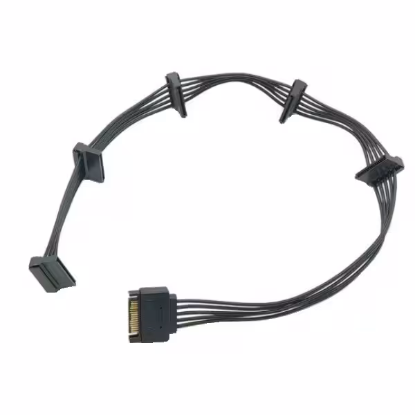کابل تبدیل برق 1 به 5 ساتا مدل sata1to5 | کالا مکس