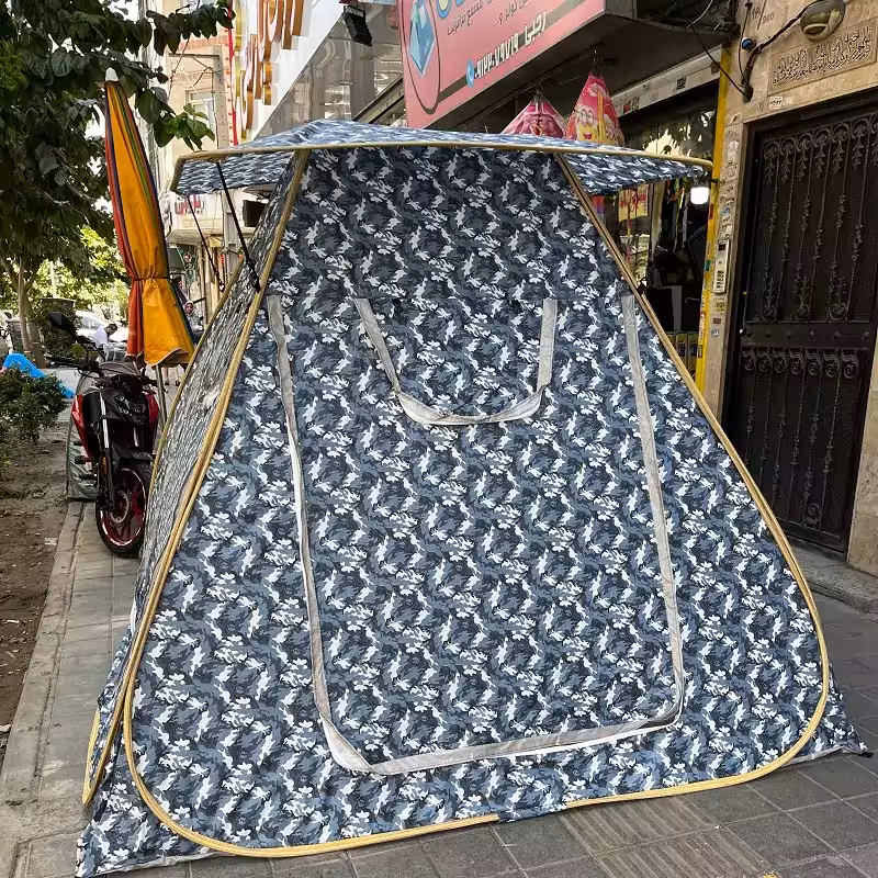 چادر مسافرتی ضد آب 8 نفره مکعبی ریپس (سقف مسطح) جنس برنو برزنتی و سه منظوره کد43