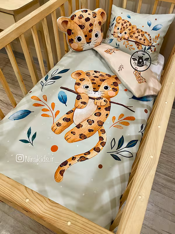 ست خواب نوزادی طرح پلنگ کوچولو