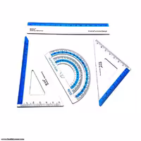 ست خط کش فلزی هپو کد 3601