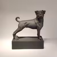 مجسمه فیگور سگ باکسر