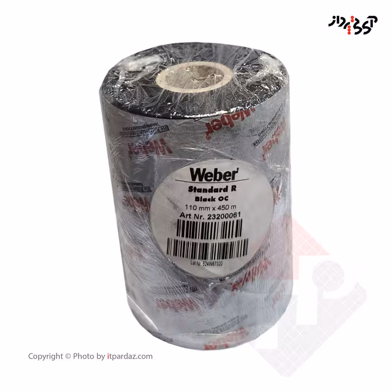 ریبون پرینتر لیبل زن مدل 110mm x 450m وکس (110*450)