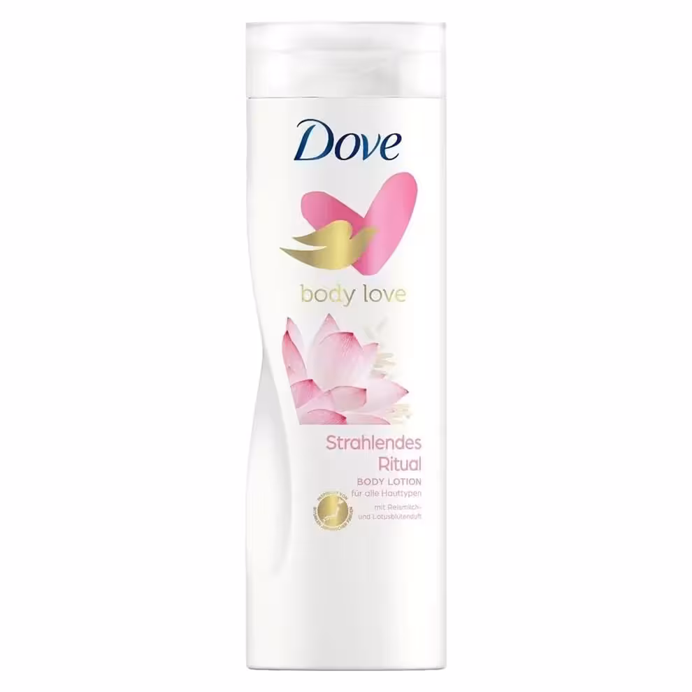 لوسیون بدن داو Body Love Glowing Care گل لوتوس و برنج